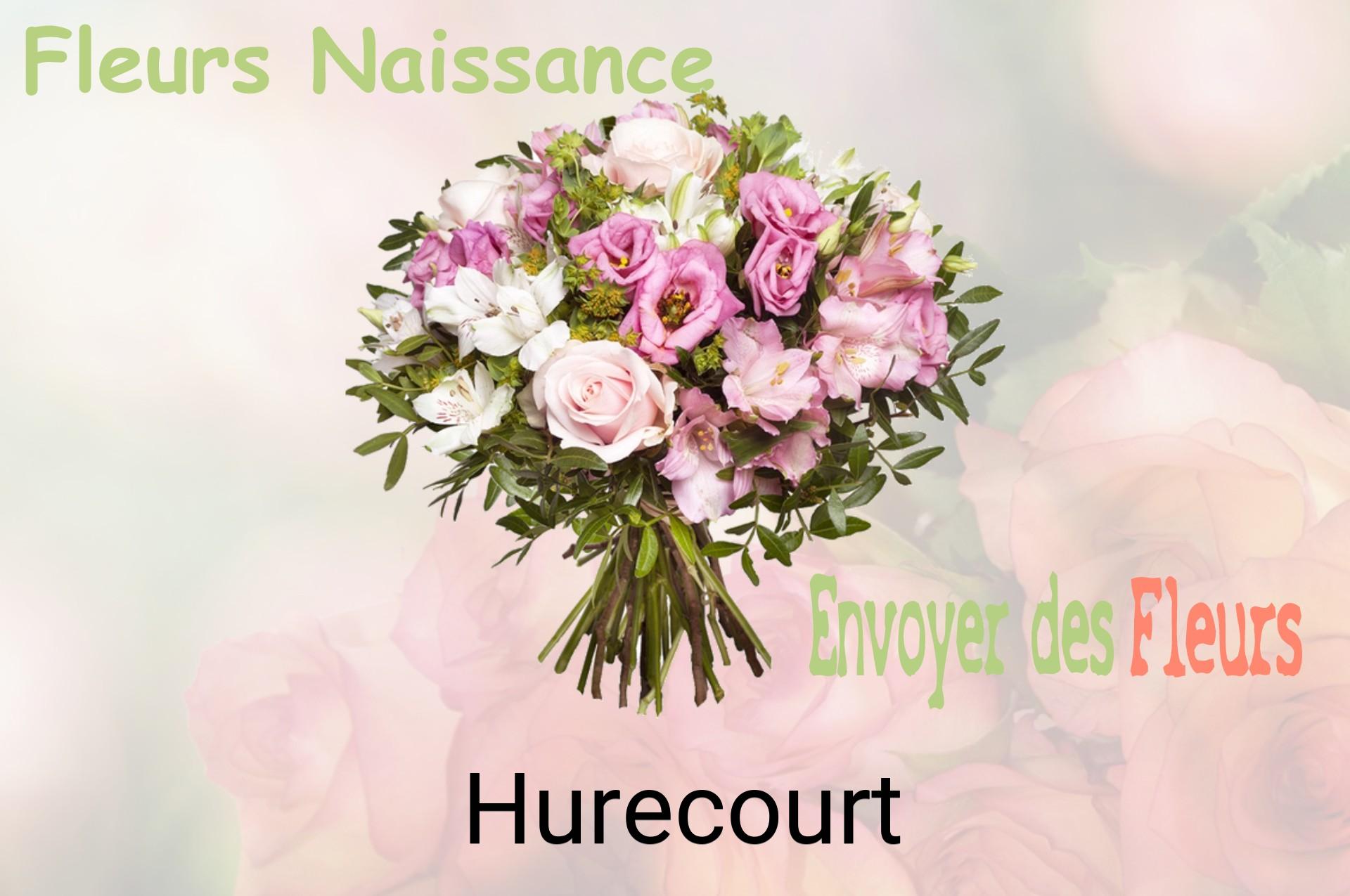 Bouquet de fleurs de naissance livré à Hurecourt